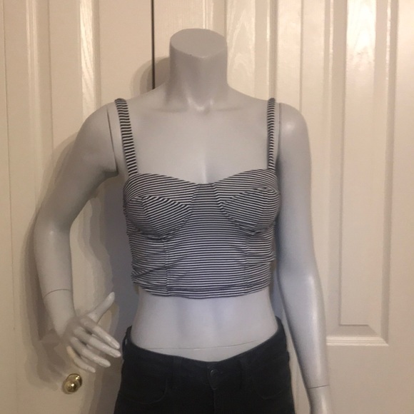 Striped cropped tank top NEGOTIABLE - Picture 1 of 3